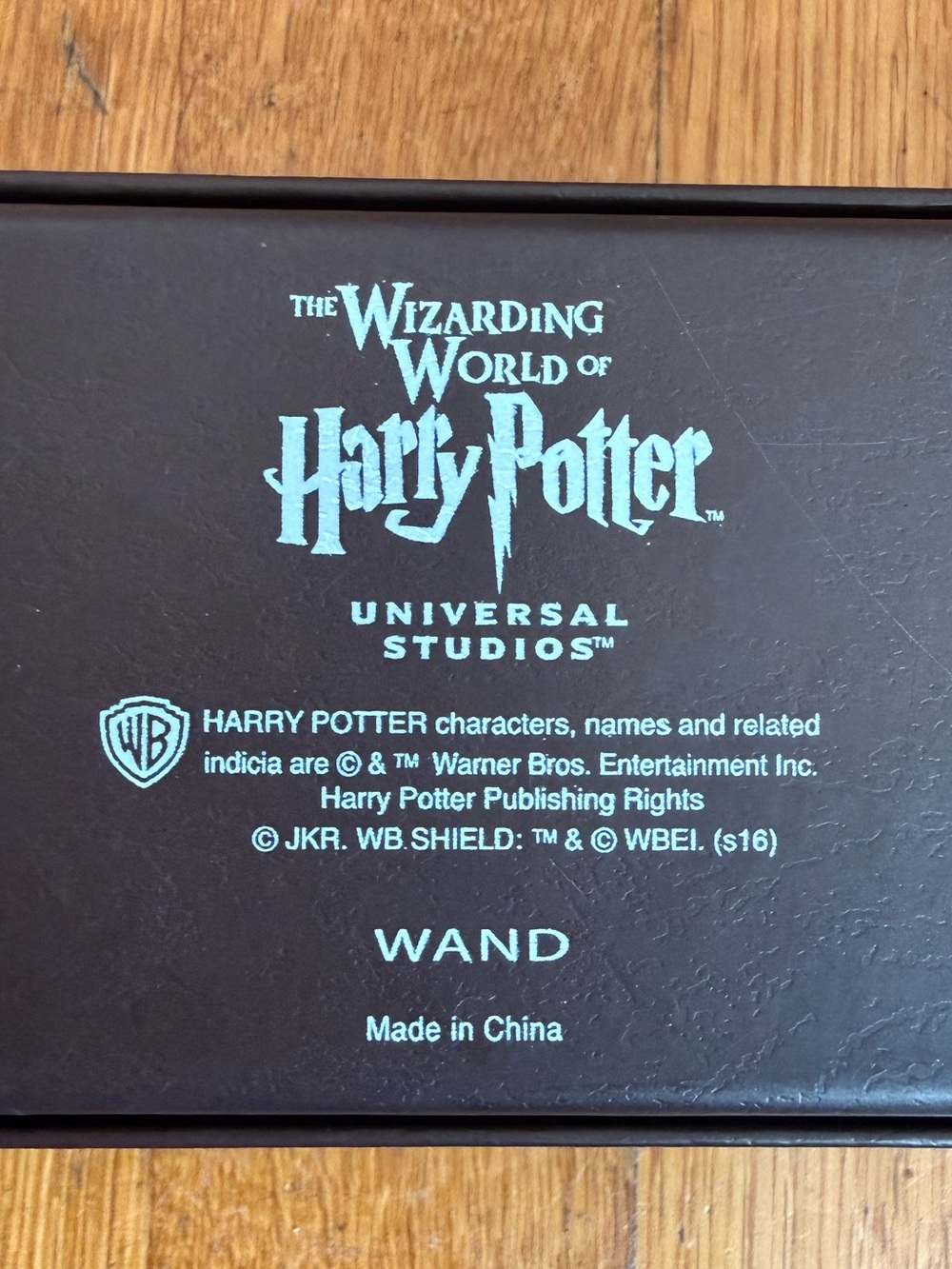 Harry Potter Collectible wand from Universal Studios visit